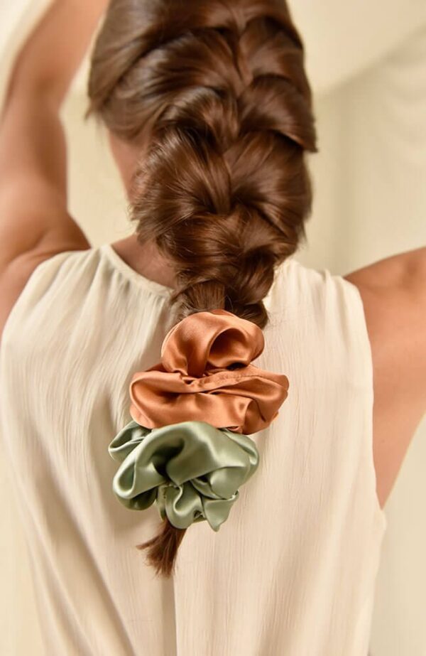 Large Scrunchie - Silk Charmeuse - Image 9